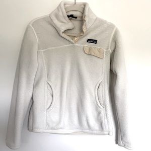 Women’s Cream Patagonia Fleece Pullover